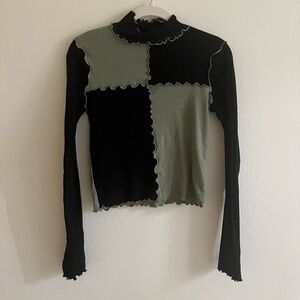 BP Ruffled Turtleneck
